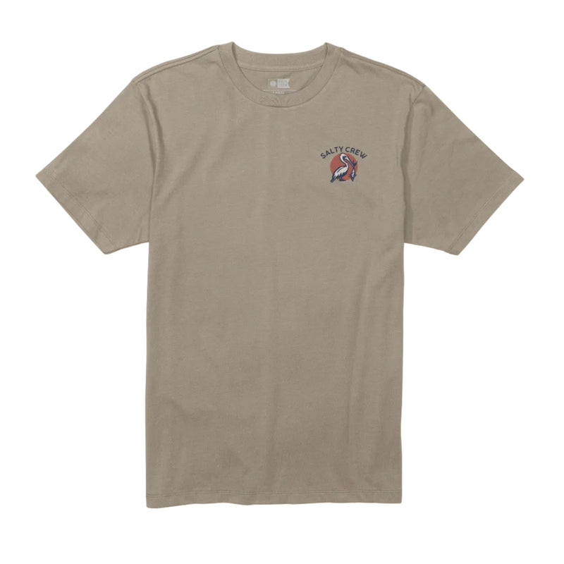 Load image into Gallery viewer, Beige t-shirt with a logo on a white background

