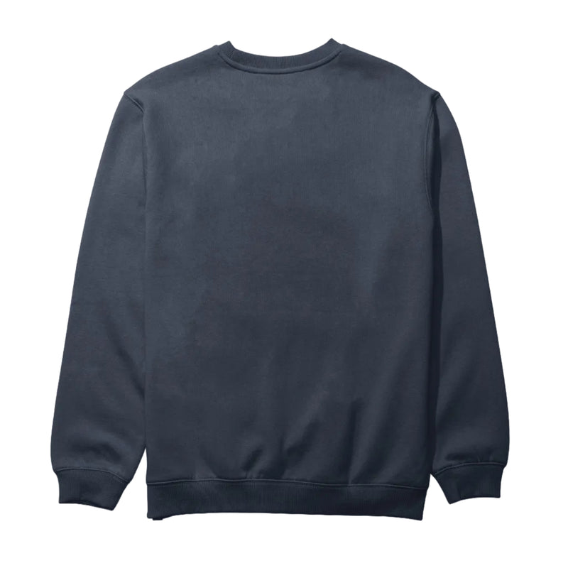 Load image into Gallery viewer, Navy blue sweatshirt on a light gray background
