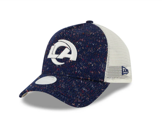 New Era Rams 940AF Knit Trucker Cap - Navy