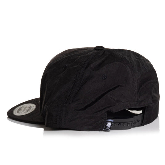 Black cap with a Sullen logo on a white background
