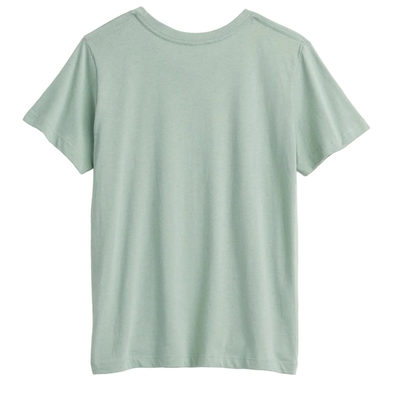 Load image into Gallery viewer, Back of light green women's Pendleton t-shirt on a white background
