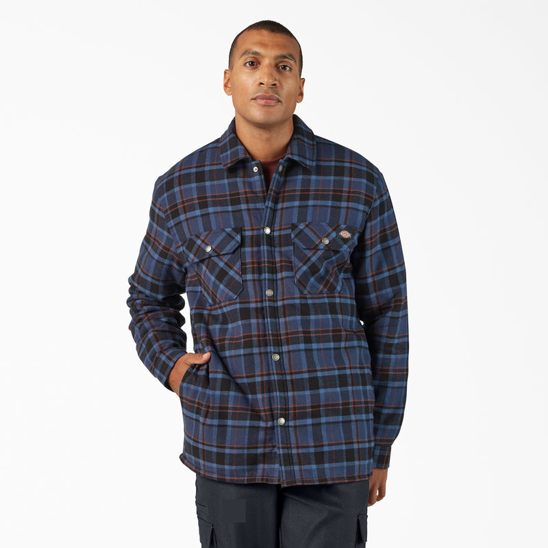 Load image into Gallery viewer, Dickies Fleece Lined Flannel Shirt Jacket - Navel Academy
