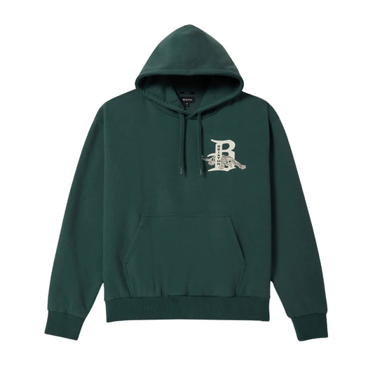 Green hoodie with a 