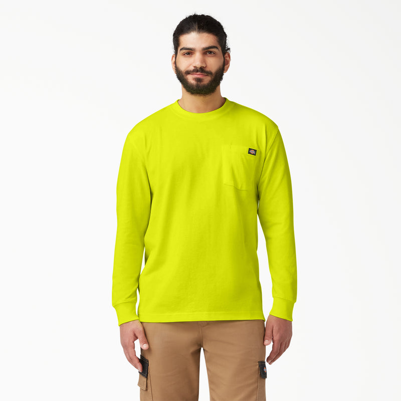 Load image into Gallery viewer, Dickies Heavyweight L/S Pocket Tee - 
Brite Yellow
