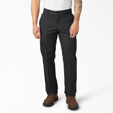 Dickies DWP595 Regular Flex Cargo Pant - Black - Front