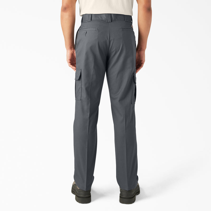 Load image into Gallery viewer, Dickies DWP595 Regular Flex Cargo Pant - Charcoal - Back
