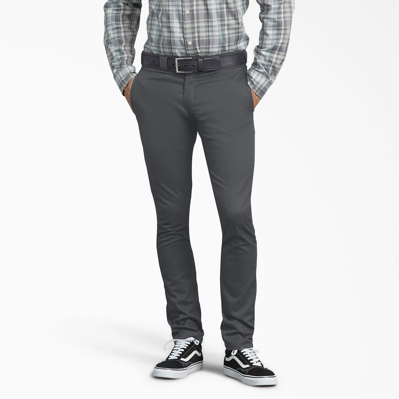 Load image into Gallery viewer, Dickies Skinny Fit Straight Leg Extra Pocket Work Pants Charcoal Gray
