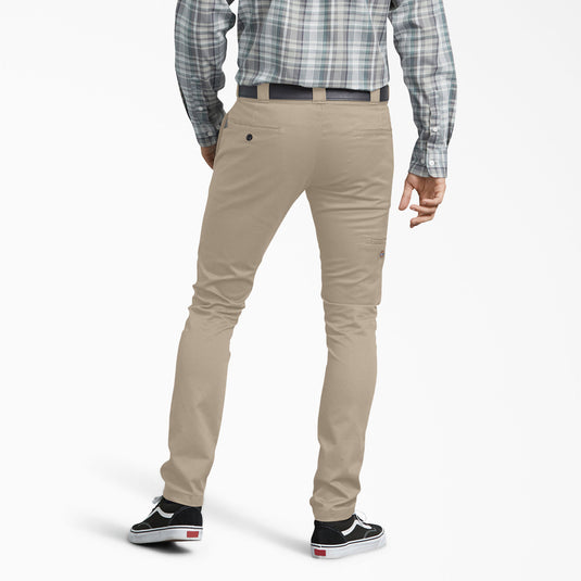 Dickies Skinny Fit Straight Leg Extra Pocket Work Pants Desert Sand