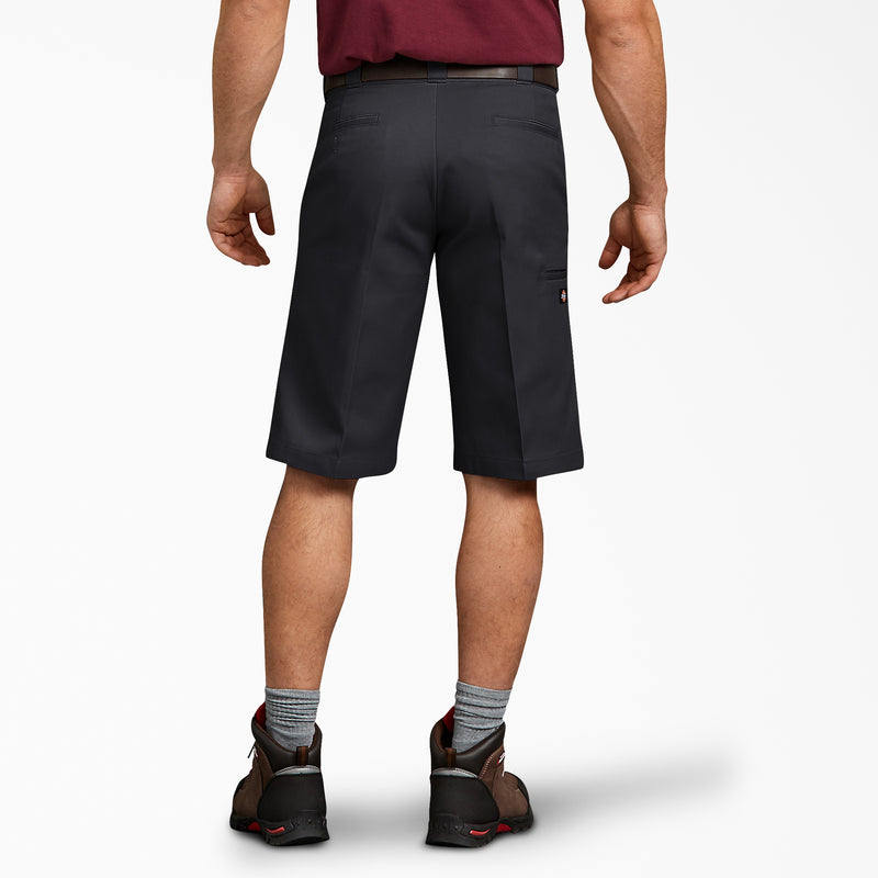 Load image into Gallery viewer, Dickies A875H 13&quot; Relaxed Pocket Short - Black - Back
