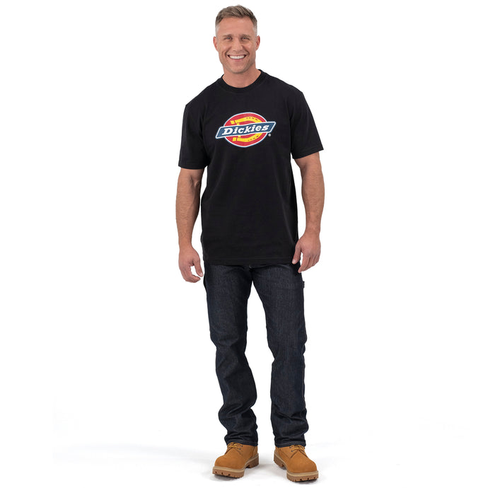 Dickies Short Sleeve Heavyweight Tricolor Logo Tee Black