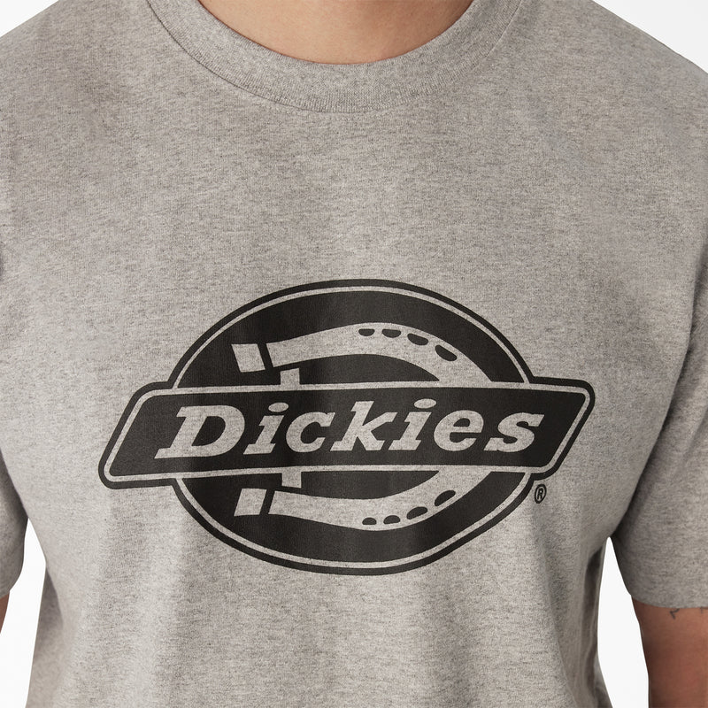 Load image into Gallery viewer, Dickies Short Sleeve Heavyweight Logo Tee Heather Gray - Logo
