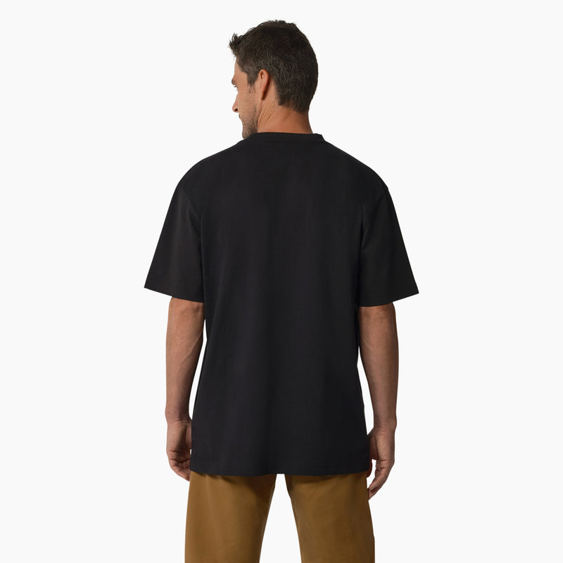 Load image into Gallery viewer, Dickies S/S Classic 1C Logo - Black - Back
