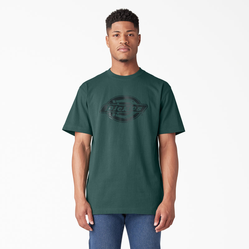 Load image into Gallery viewer, Dickies Short Sleeve Heavyweight Logo Tee Mallard Green
