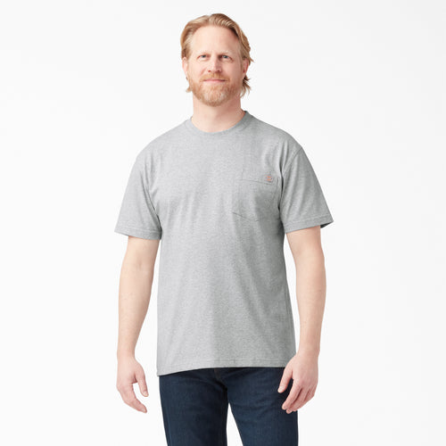Dickies S/S HW Pocket Tee - Heather Gray - Front