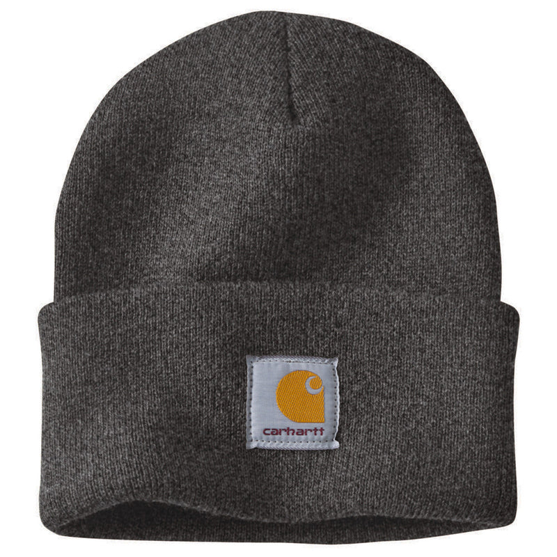 Load image into Gallery viewer, Carhartt A18 Knit Cuffed Beanie - Coal Heather
