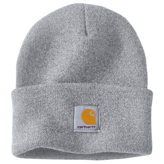 Carhartt A18 Knit Cuffed Beanie - Heather Gray