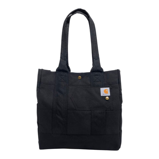 Carhartt Vertical Snap Tote - Black - Front
