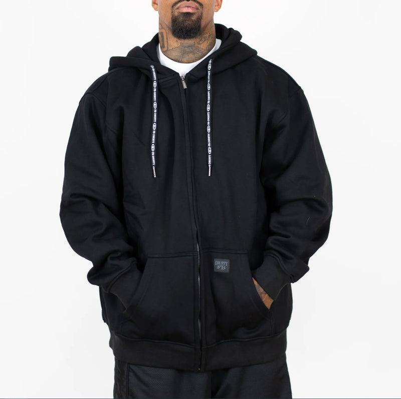 Load image into Gallery viewer, FB County Heavy Zip-Up Hoodie - Black

