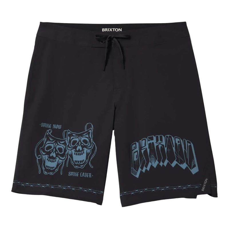 Load image into Gallery viewer, Brixton Blitz Boardshort 21" - BLKMK
