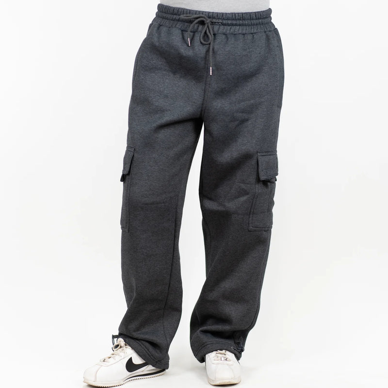 Load image into Gallery viewer, FB County Heavy Cargo Sweatpant - Charcoal - Front
