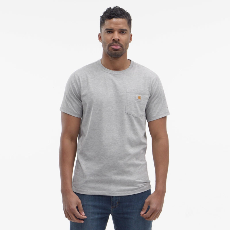 Load and play video in Gallery viewer, Carhartt Force® Relaxed Fit Midweight Short Sleeve Pocket Tee

