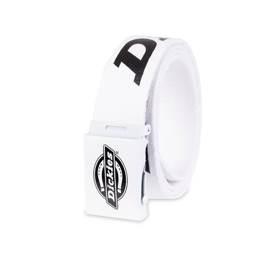 Dickies Canvas Logo Belt - White