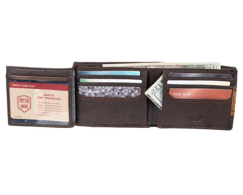Load image into Gallery viewer, Levi&#39;s RFID Traveler Wallet - Full
