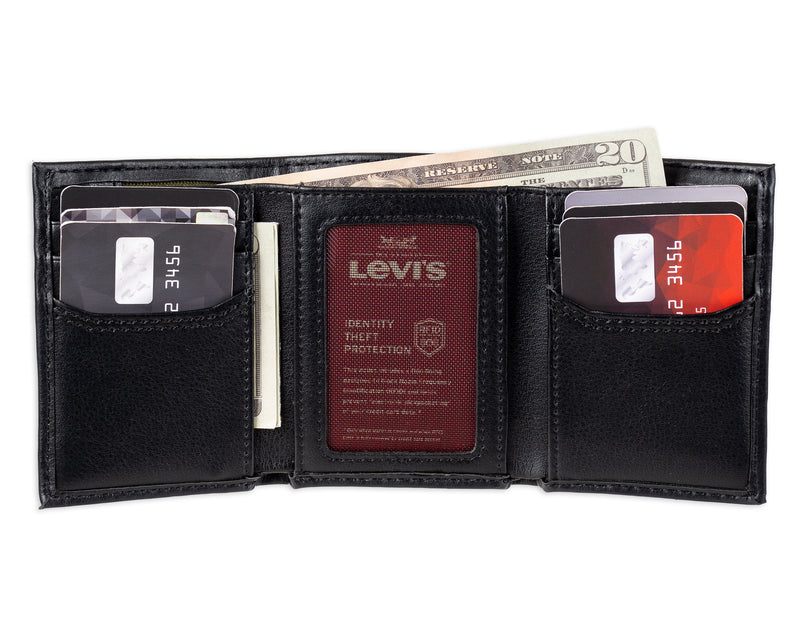 Load image into Gallery viewer, Levi&#39;s RFID Trifold Wallet - Fold
