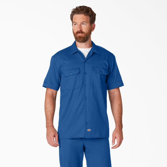 Dickies Original 1574 Short Sleeve Work Shirt - Royal Blue RB
